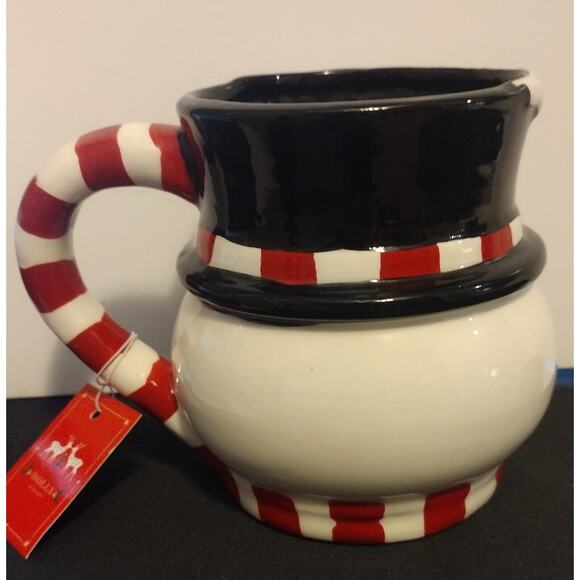 Retro Style Ceramic Snowman Mug NEW - Picture 3 of 4